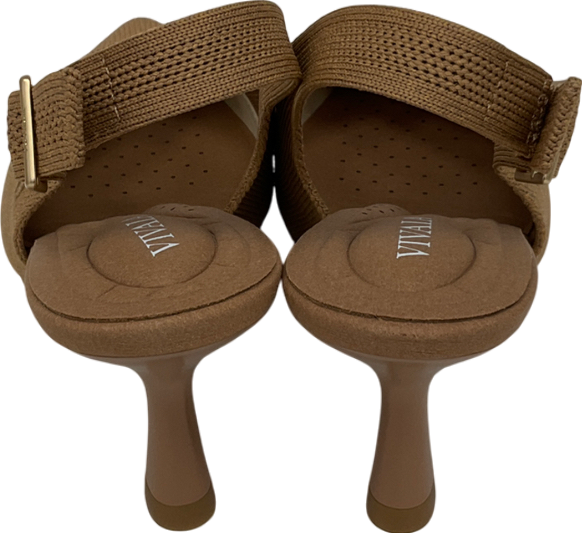 vivaia Brown Pointed-toe Slingback Sandals (addison) UK 3 EU 36 👠