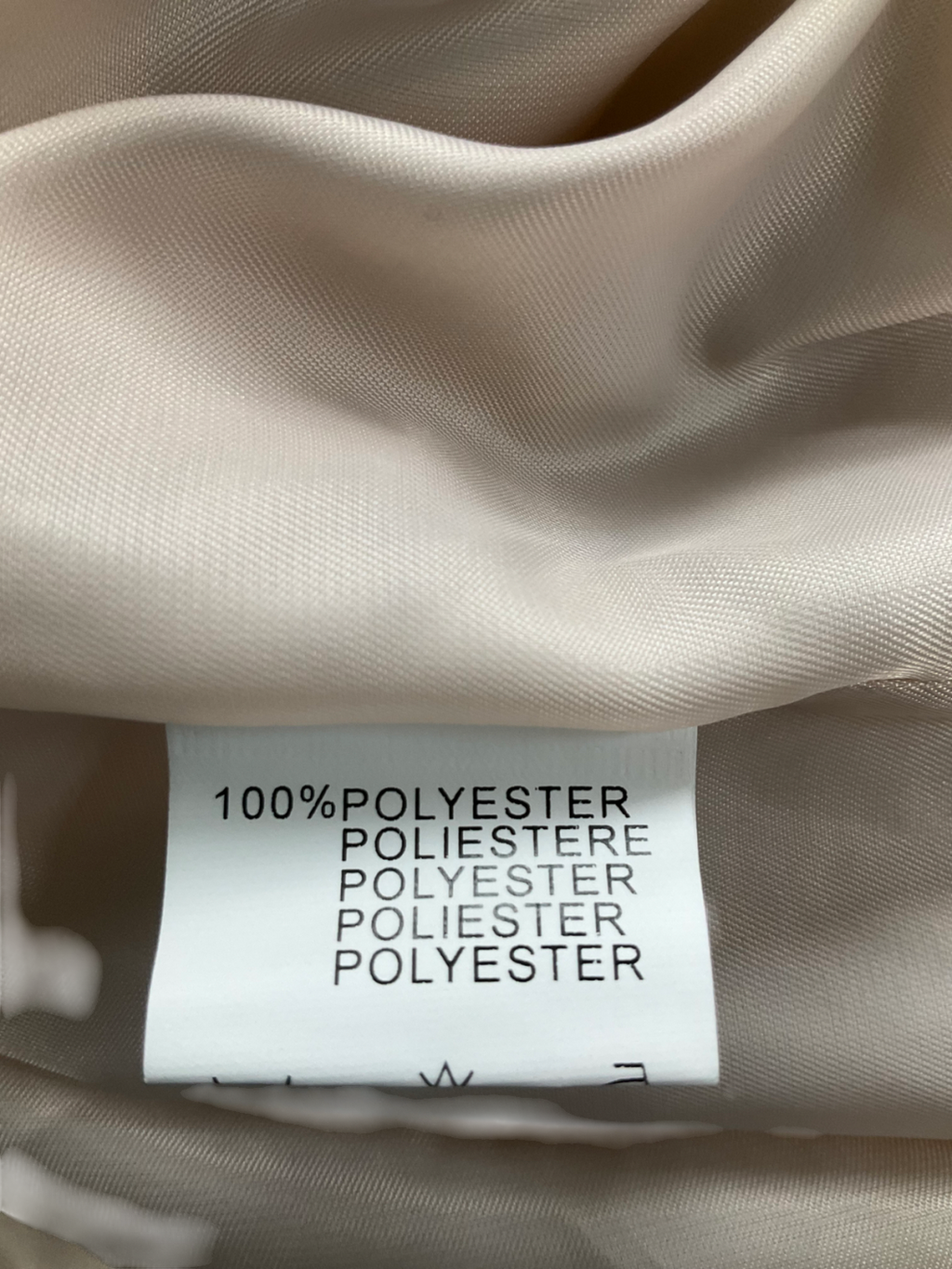 Cream Faux Fur Short Coat UK M/L