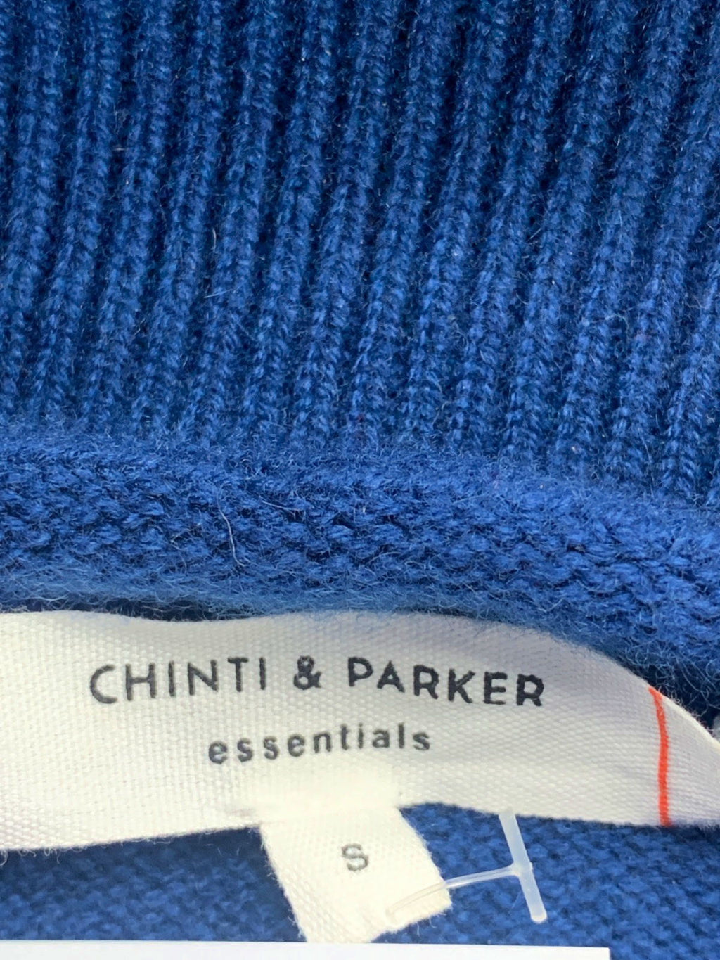 Chinti & Parker Blue Turtleneck Jumper S