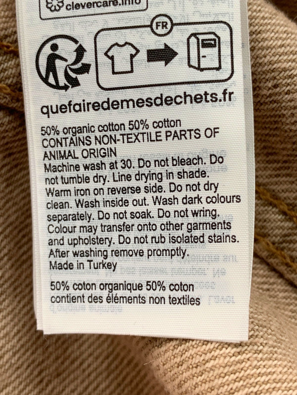 AllSaints Light Brown Willow Denim Jacket UK XS