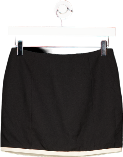 White Fox Black Mini Skirt UK XS