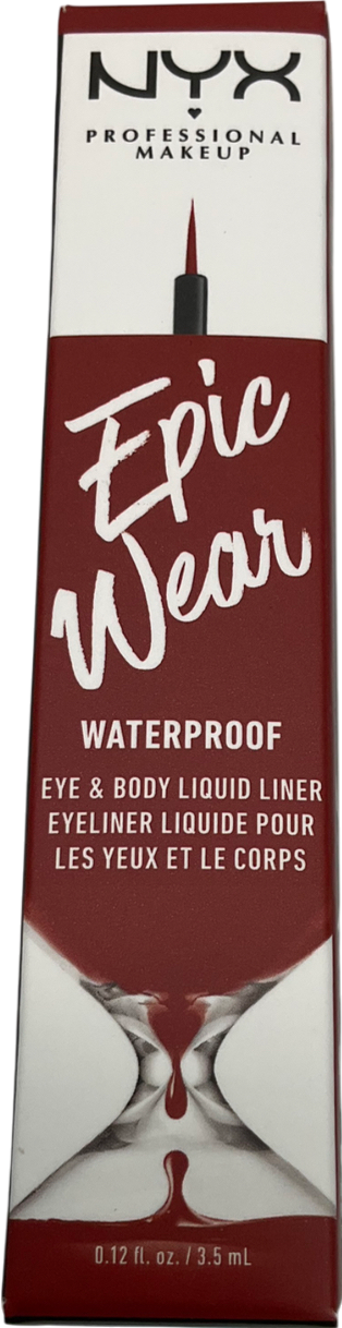 NYX Epic Wear Waterproof Liquid Liner Red 3.5ml