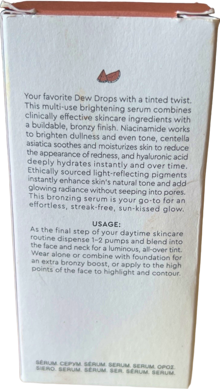 Glow Recipe Watermelon Glow Niacinamide Hue Drops Sun Glow 40ml