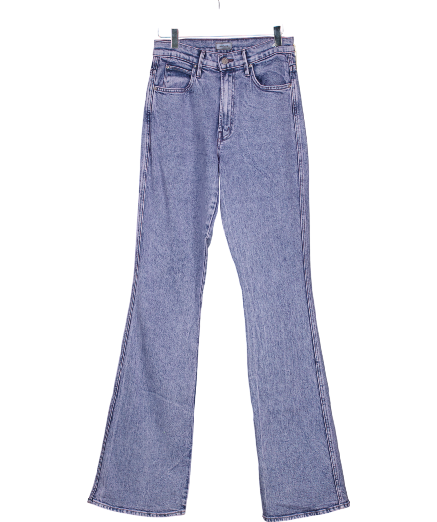 Mother Blue The Desperado Heel High-rise Flared Jeans W27