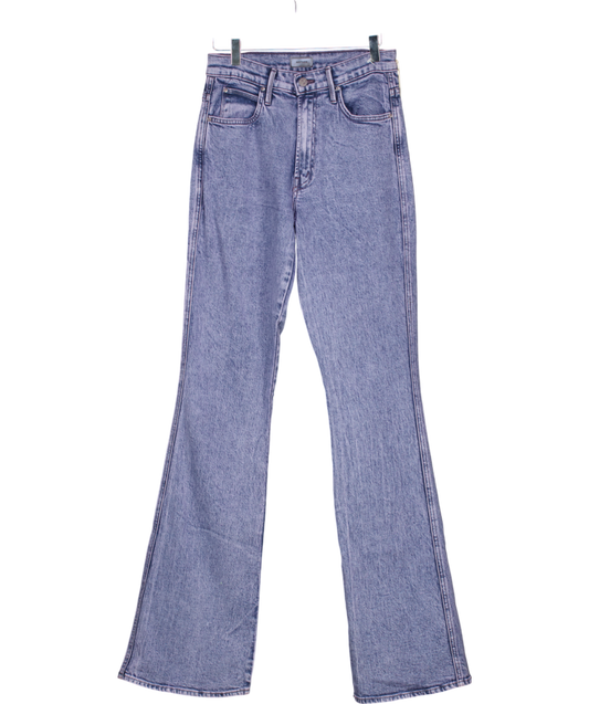 Mother Blue The Desperado Heel High-rise Flared Jeans W27