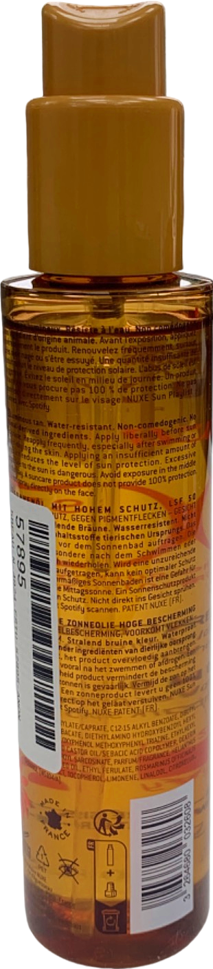 Nuxe Sun Tanning Sun Oil SPF 50 150ml