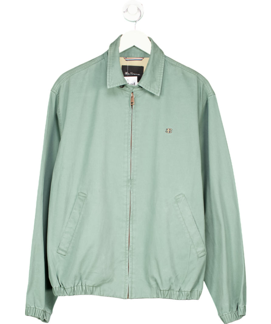 Ben Sherman Green Sports Blouson Zip Up Jacket UK M