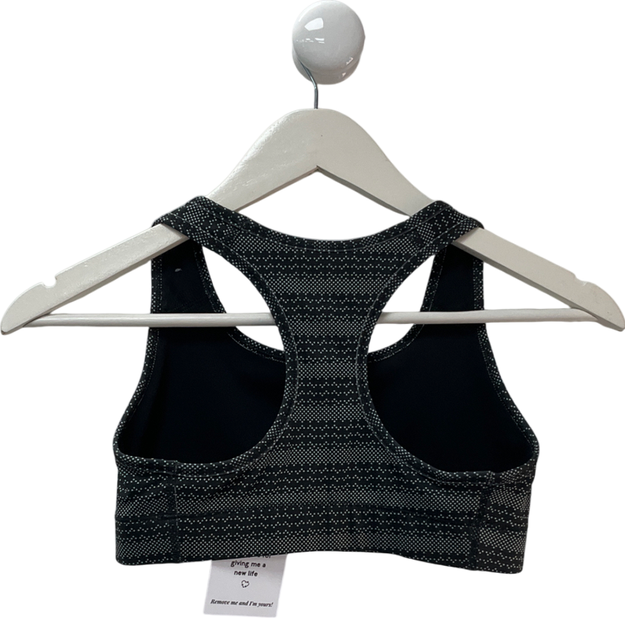 Nike Grey Non-padded Adjustable Sports Bra UK XS