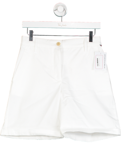 Tommy Hilfiger White Mom Fit Chino Shorts UK 6