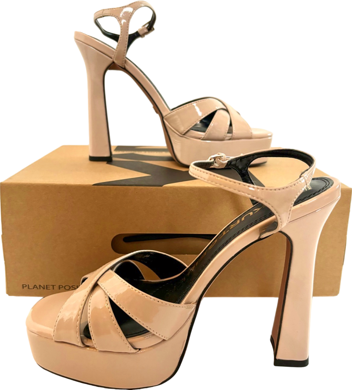 Kurt Geiger Blush Simran Platform Sandals UK 6