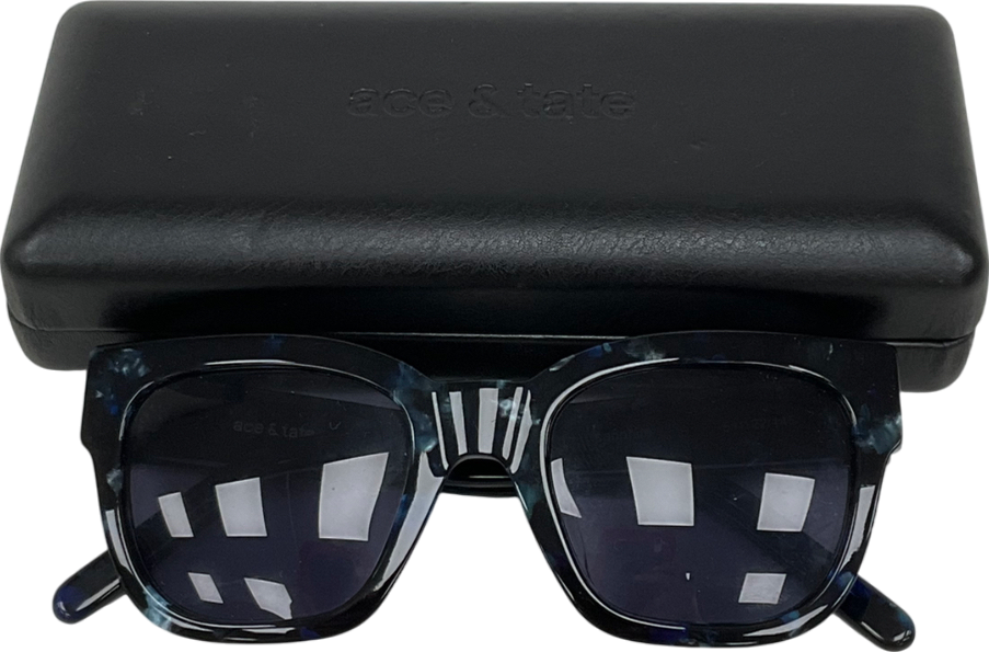 ace & tate Allen Small Blue Sunglasses