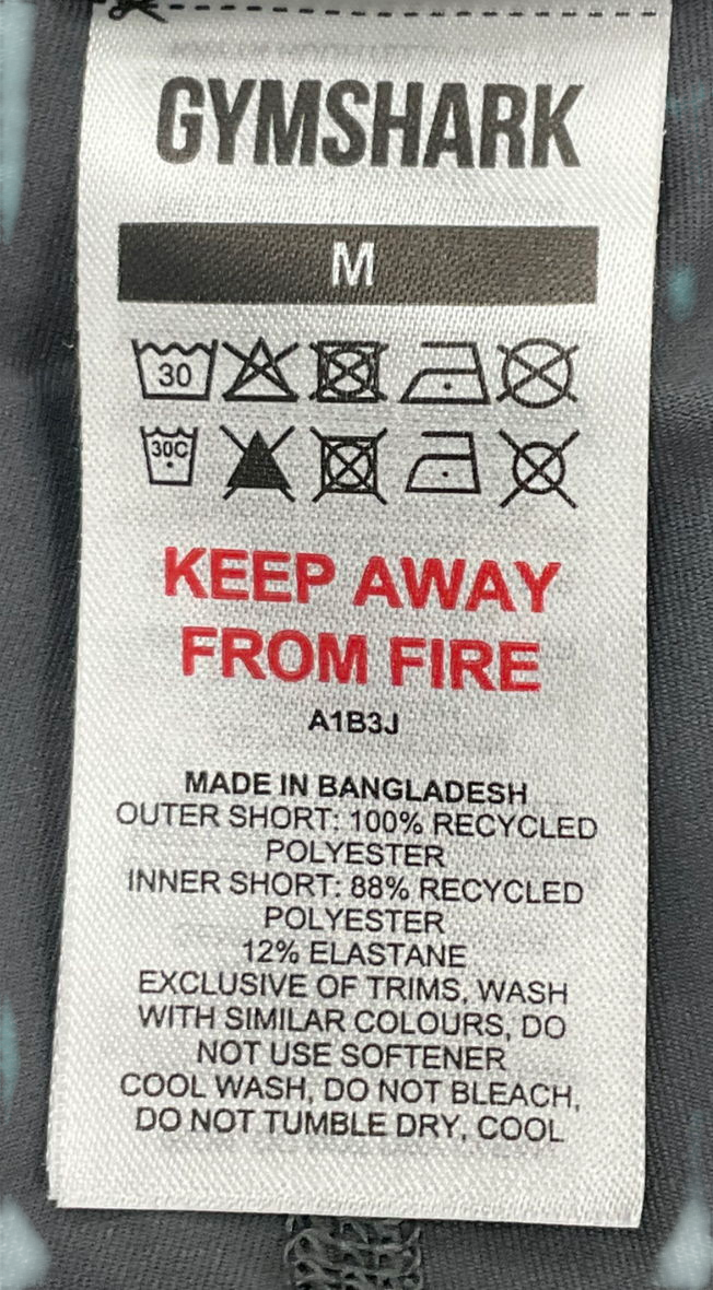 gymshark Black Sport 5" 2 In 1 Shorts UK M