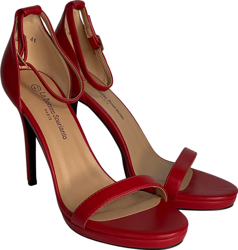 la bottine souriante Red Lea Heeled Sandals UK 8 EU 41 👠