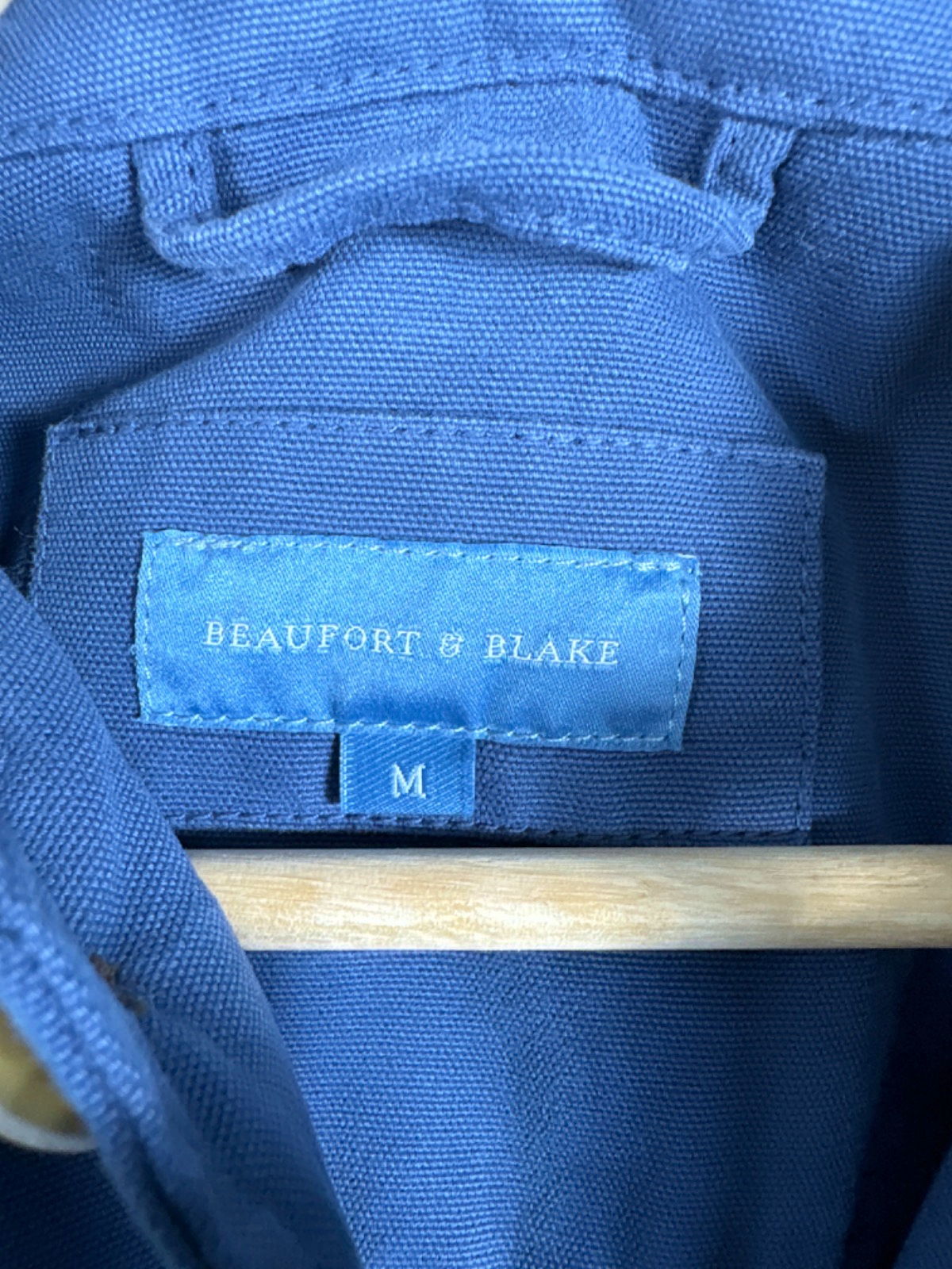 Beaufort & Blake Blue Shacket UK M