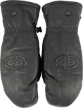 Goldbergh Black Hilja Leather Ski Mittens SIZE 7