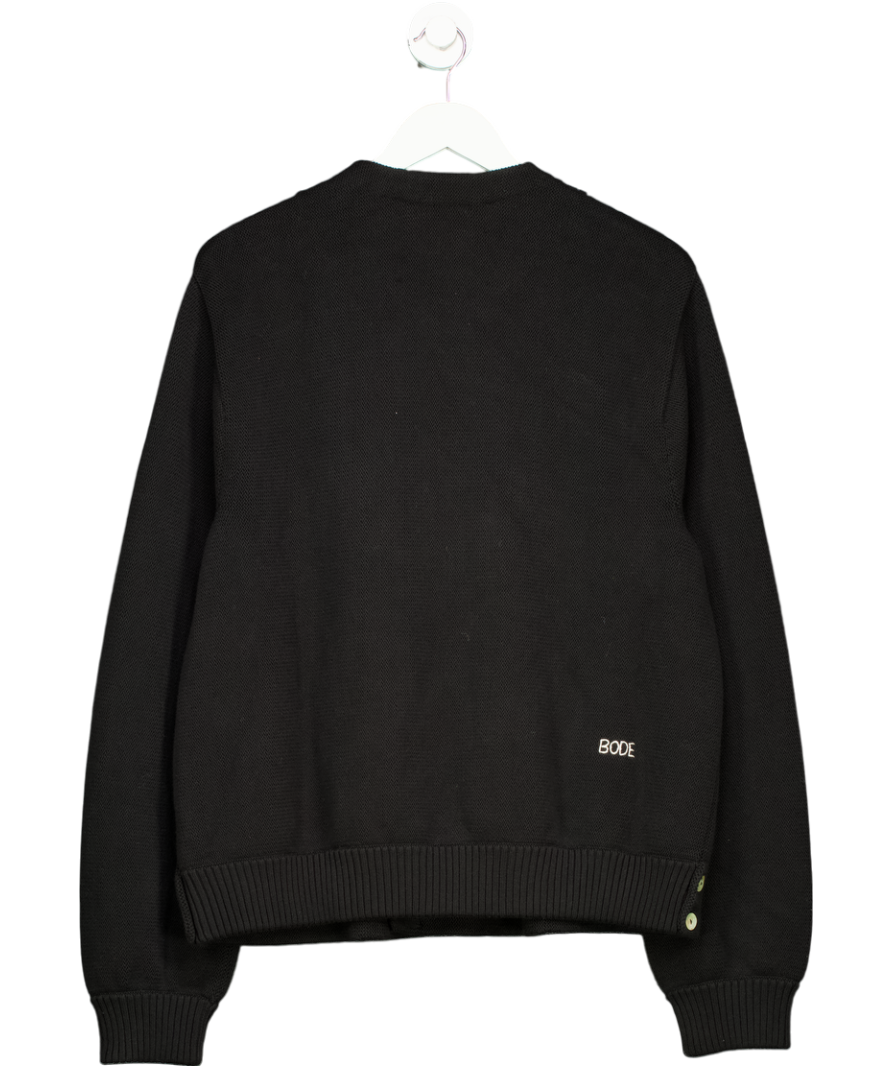Bode Black Double Breasted Cardigan UK L/XL