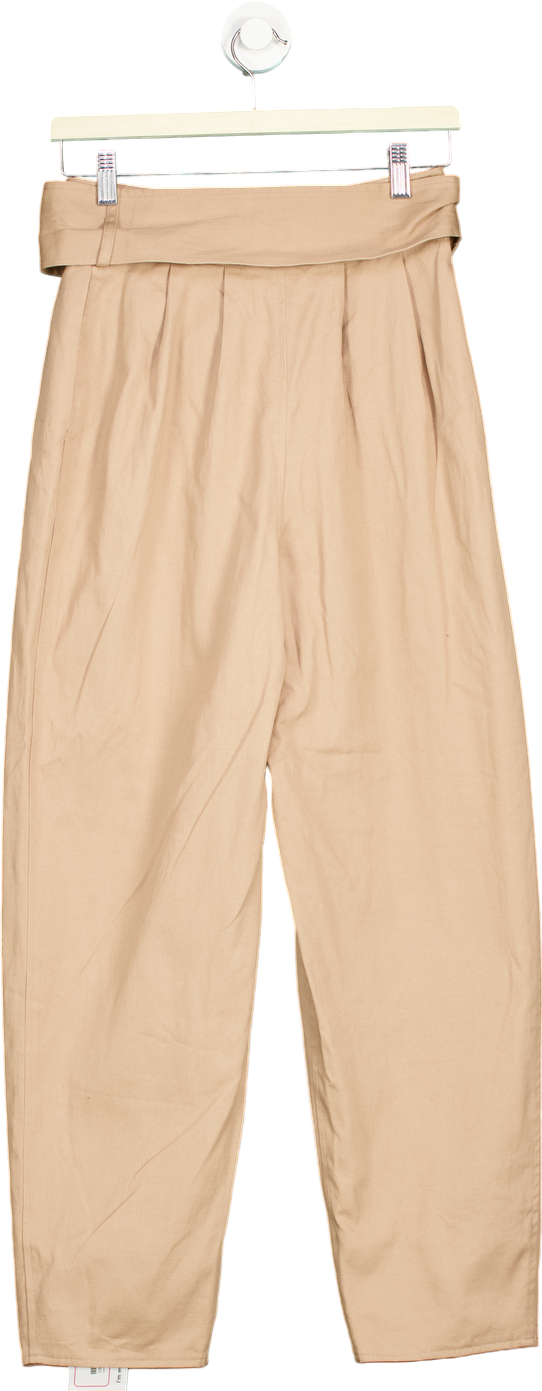 Song of Style Beige High-Waisted Trousers S