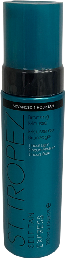 St.Tropez Express Bronzing Mousse 1 Hour Light- 2 Hours Medium - 3 Hours Dark 200ml