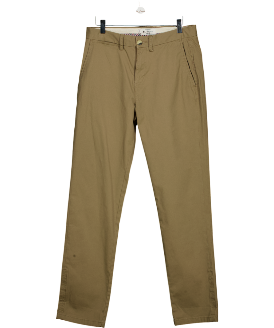 Ben Sherman Beige Signature Slim Stretch Chino W30