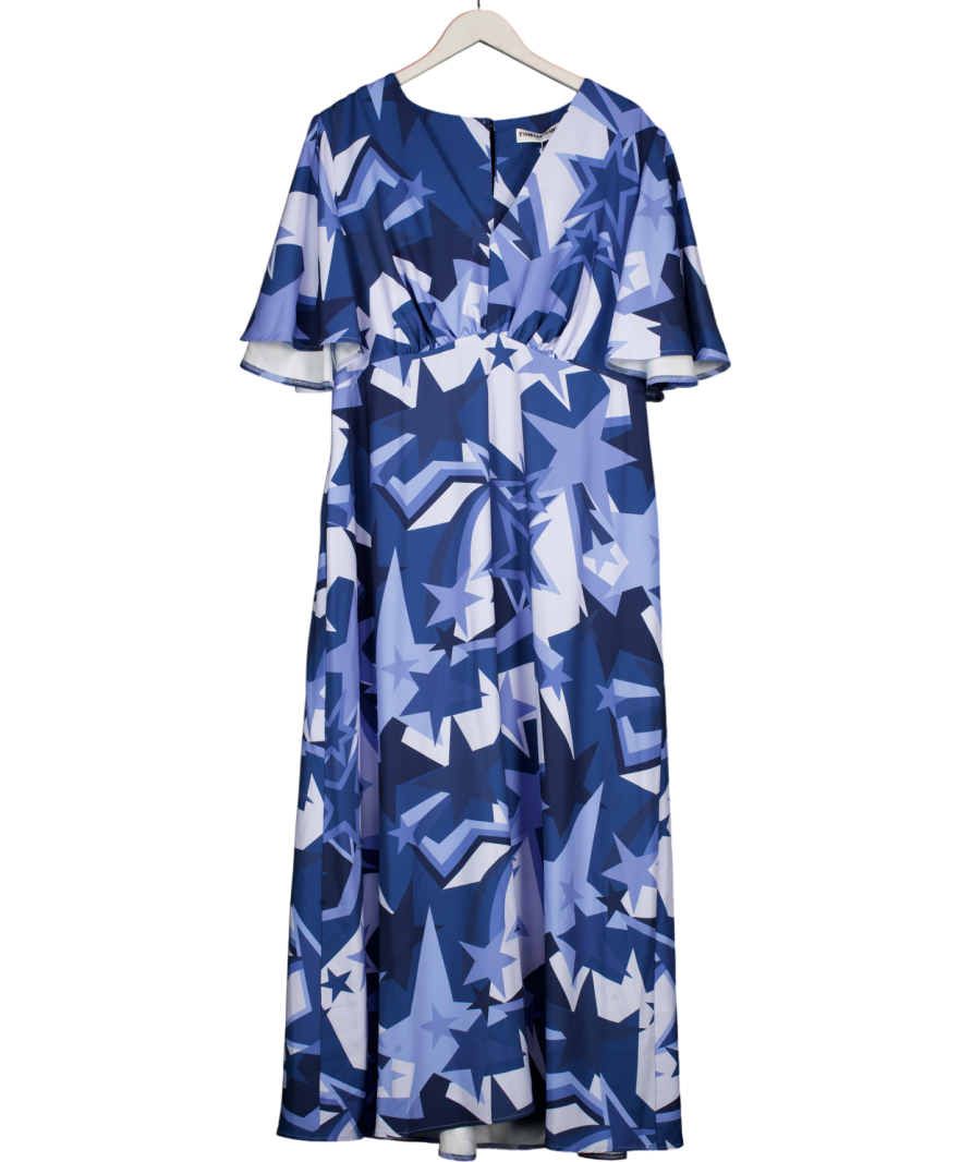 Twisted Wunder Blue Grace Star Maxi Dress UK 22