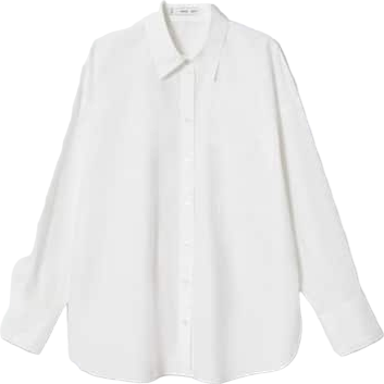 MANGO White Regular Fit Cotton Shirt BNWT UK 10