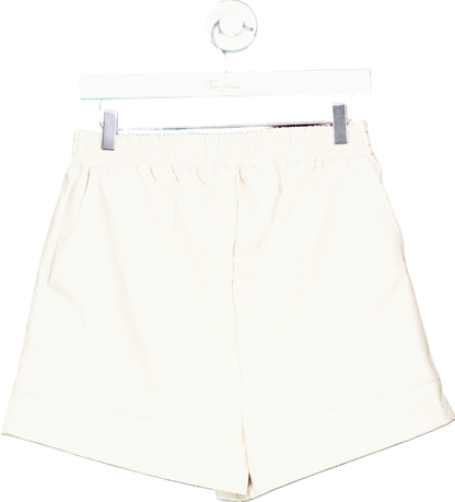 PrettyLittleThing White Shorts UK 8