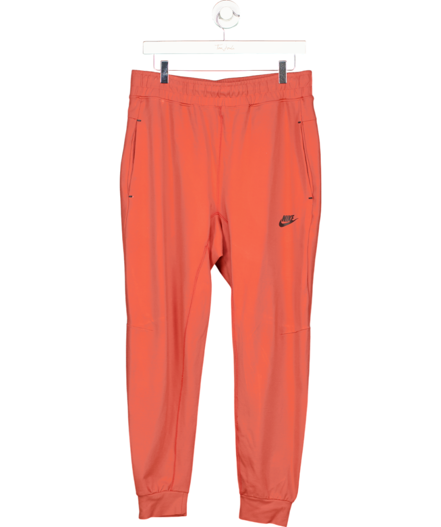 Red Nike Tech Men's Fleece Joggers UK M
