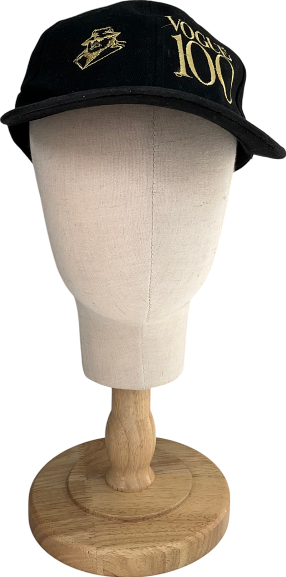 Black Vogue 100 Printed Cap One Size