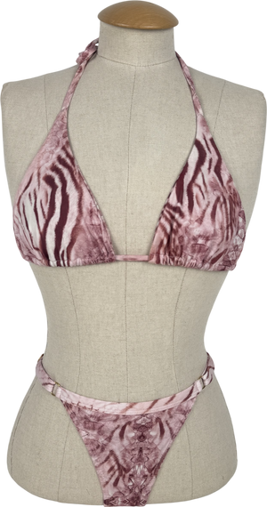Grace Jacob Pink Tora Bikini UK S