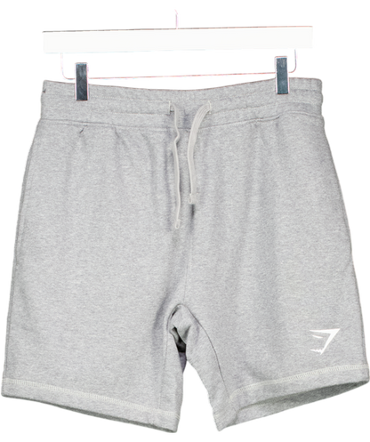 gymshark Grey Crest Shorts UK S