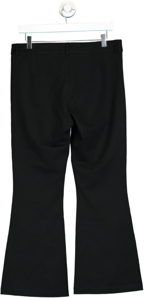 Reformation Black Bootcut Trousers UK 8