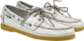 SEBAGO White Leather Boat Deck Shoes UK 9.5 EU 43.5 👞