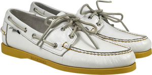 SEBAGO White Leather Boat Deck Shoes UK 9.5 EU 43.5