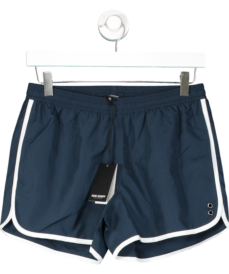 Ron Dorff Blue Marathon Swim Shorts Navy UK XS