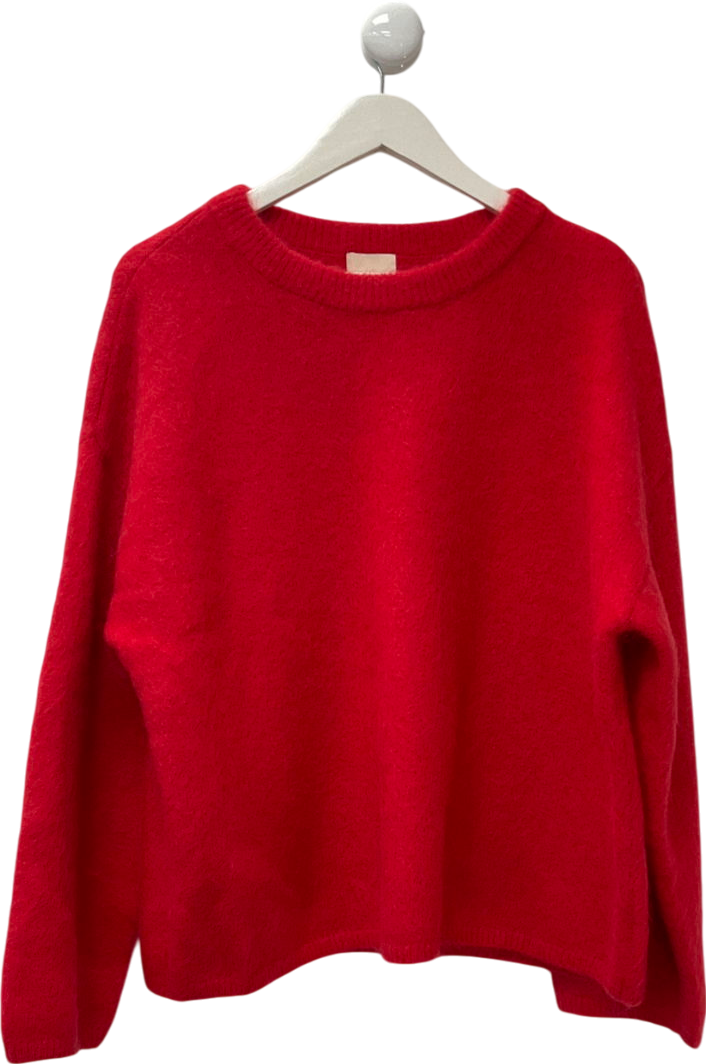 H&M Red Knitted Jumper UK M