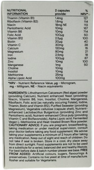 Wild Nutrition Energy Support 60 Capsules
