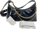 CHARLES & KEITH Black Atwood Chain-embellished Shoulder Bag - Noir