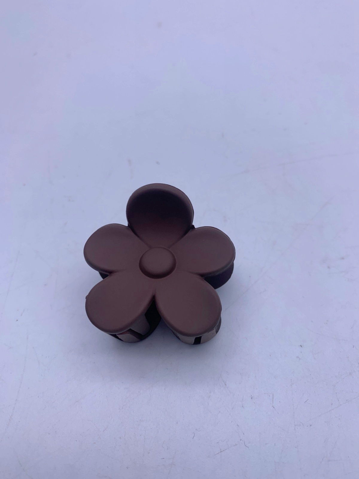 Brown Flower Hair Clip One Size