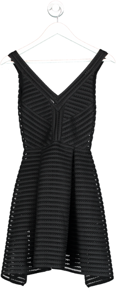 Maje Black Short Full Dress UK XS/S