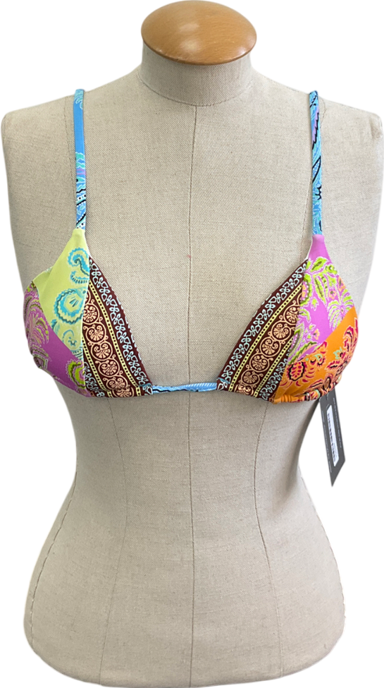 boteh Multicoloured Wallpaper Andri Bikini Top UK S