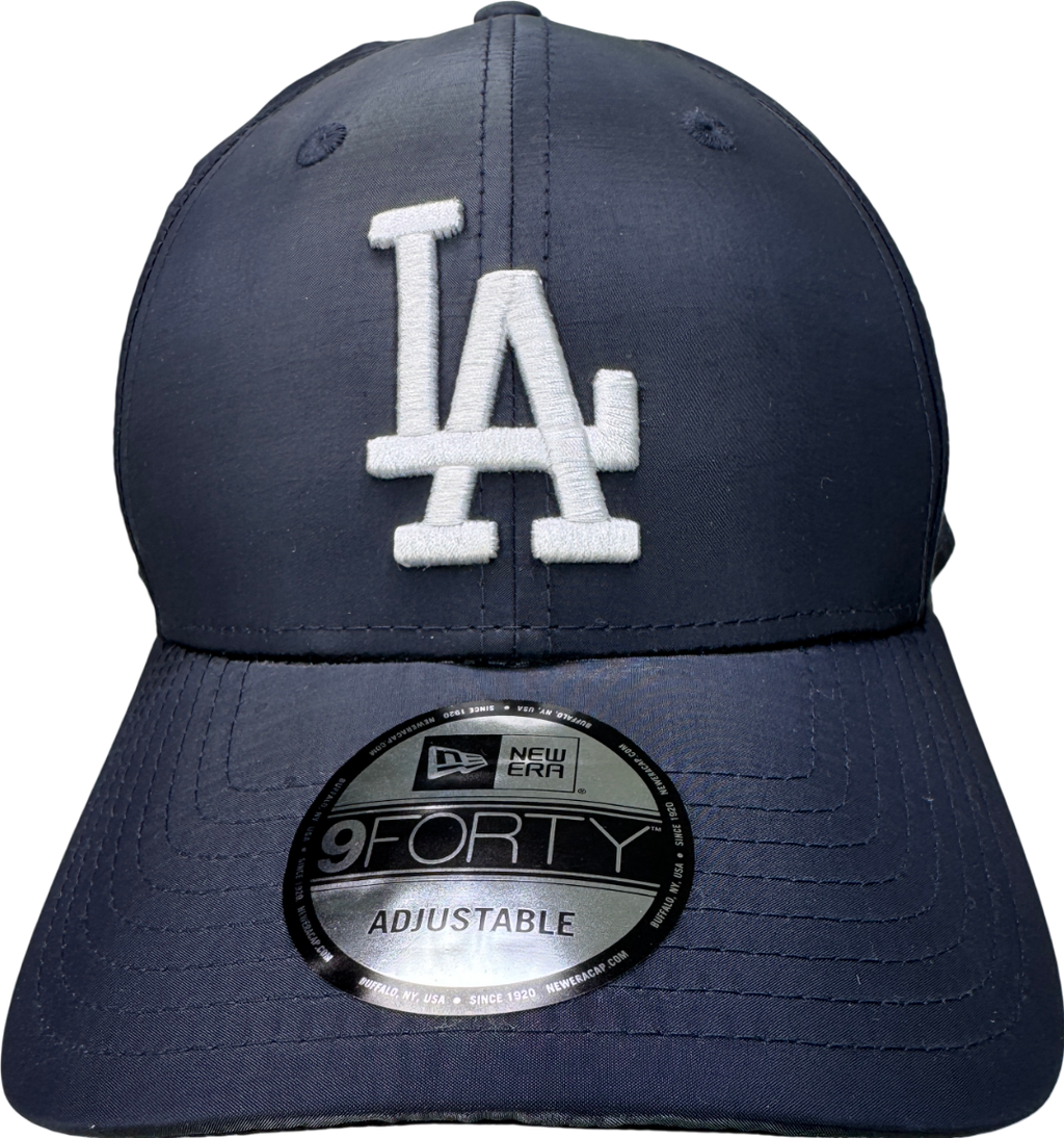 New Era Black Nylon Basebal La Baseball Cap One Size