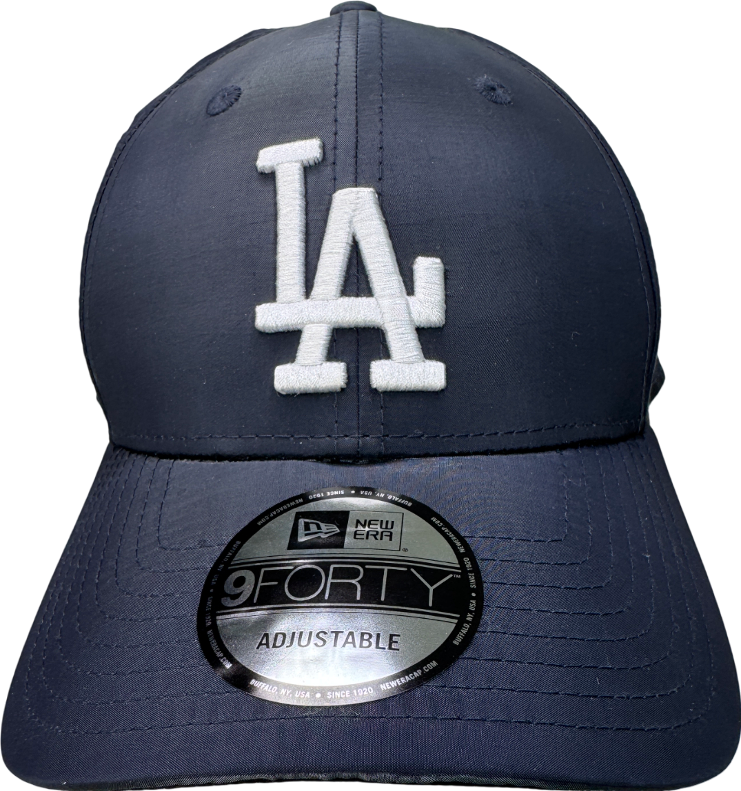 New Era Black Nylon Basebal La Baseball Cap One Size