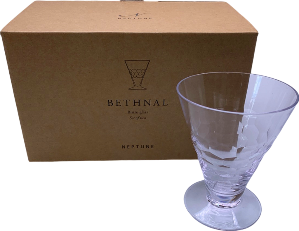 Neptune Clear Bethnal Bistro Glass Set of Two