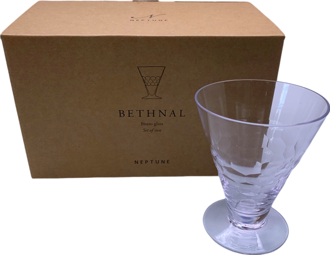 Neptune Clear Bethnal Bistro Glass Set of Two