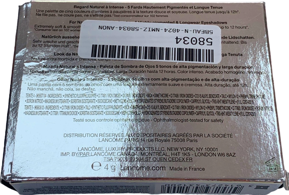 Lancome Hypnose Palette Bronze Absolu 17 4g