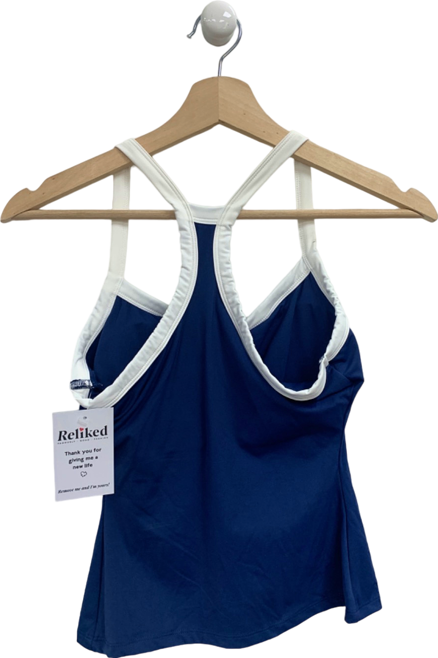 Lounge Navy Blue Sports Tank Top UK S