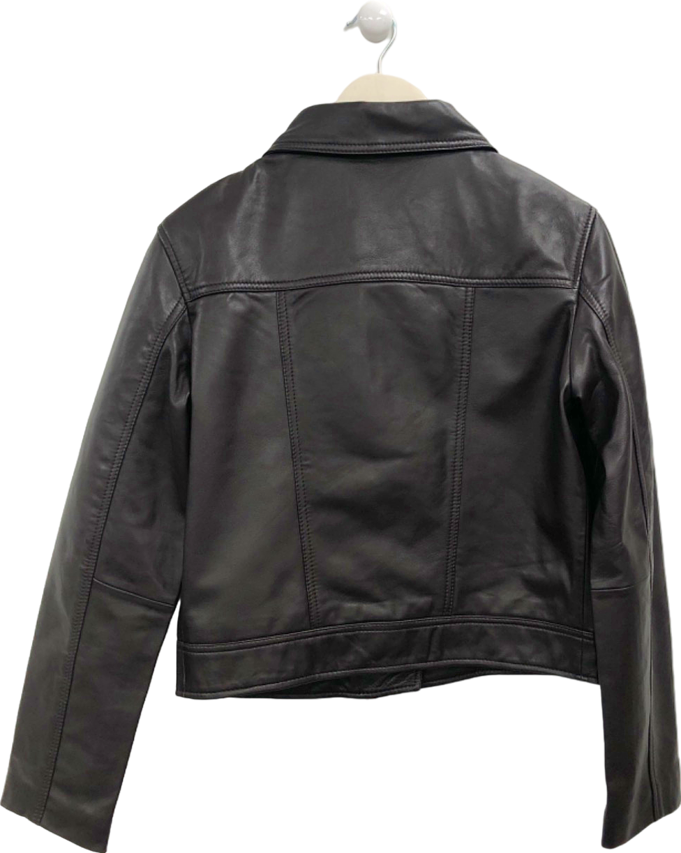 French Connection Black Biker Jacket UK S