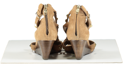 ASH Brown Taupe Suede Fringed Sandals UK 6 EU 39 👠