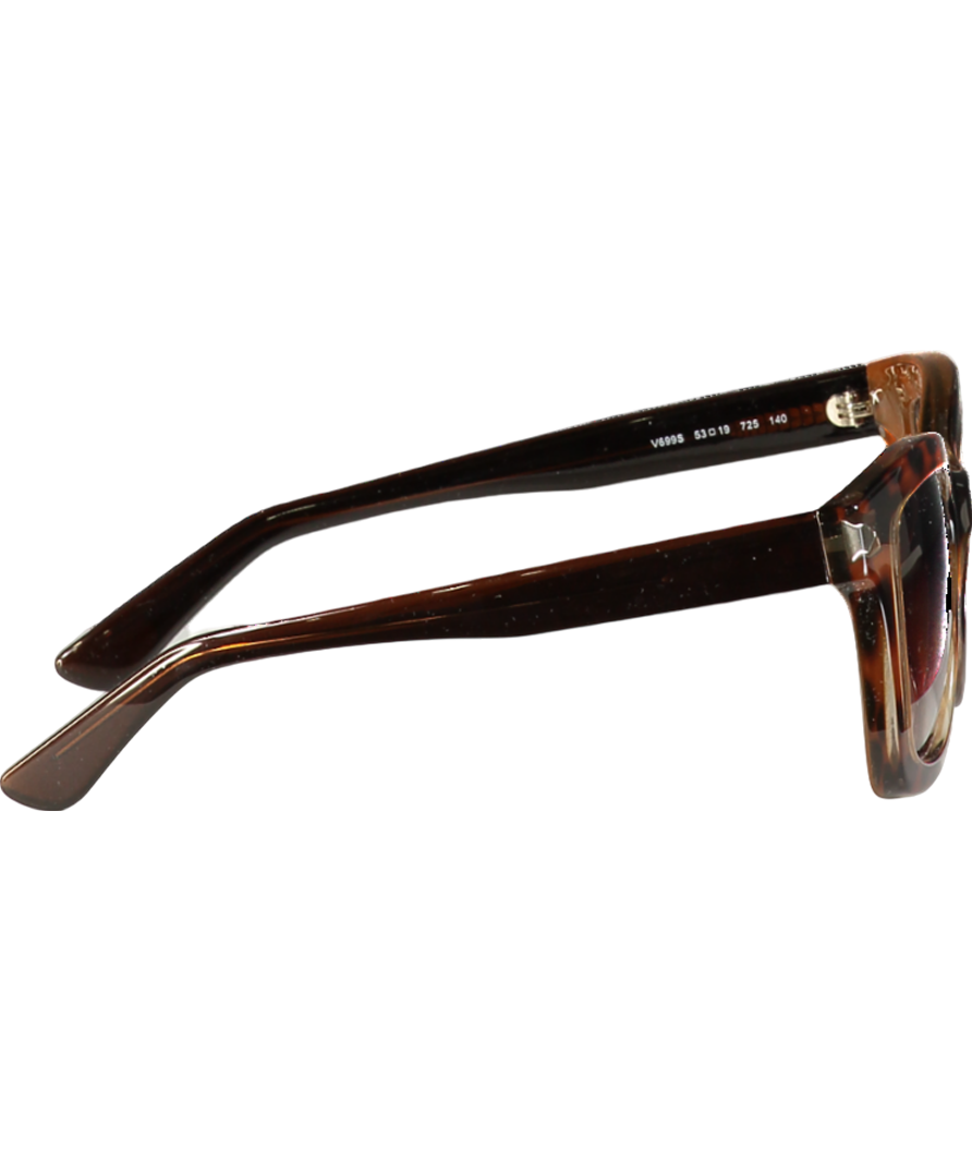 Valentino Garavani Brown  V699S Rockstud Blonde Havana Sunglasses In Case One Size