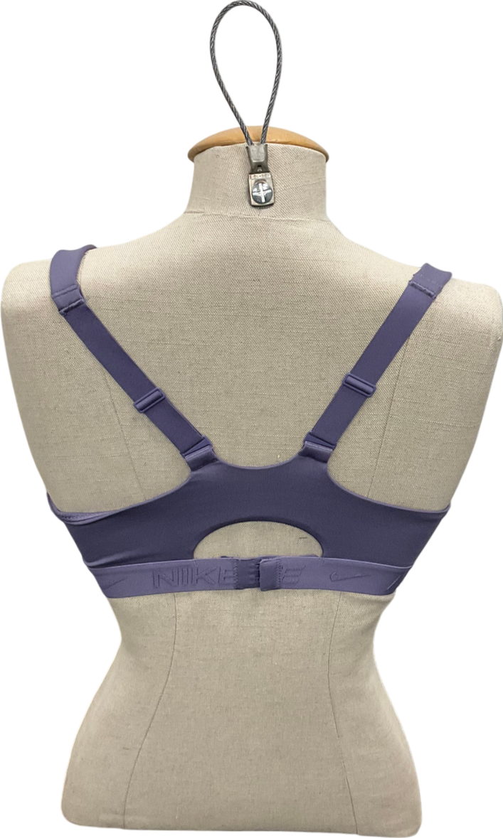 Nike Purple Indy Padded Sports Bra UK S